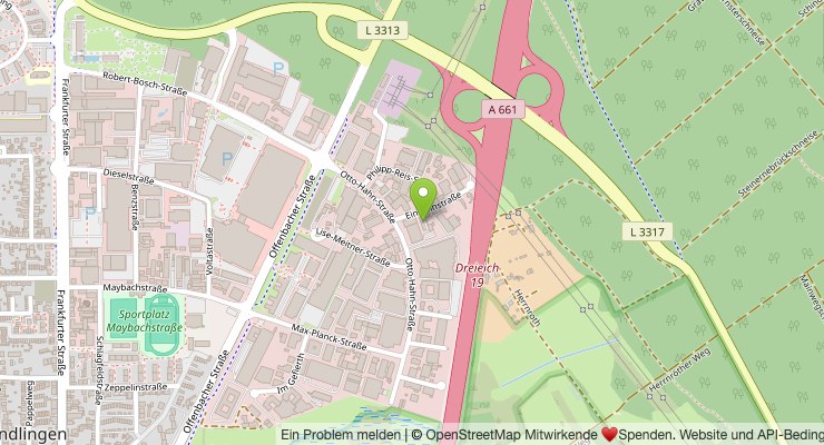 Karte: Ingenieurbüro KT, Einsteinstraße 5, 63303 Dreieich